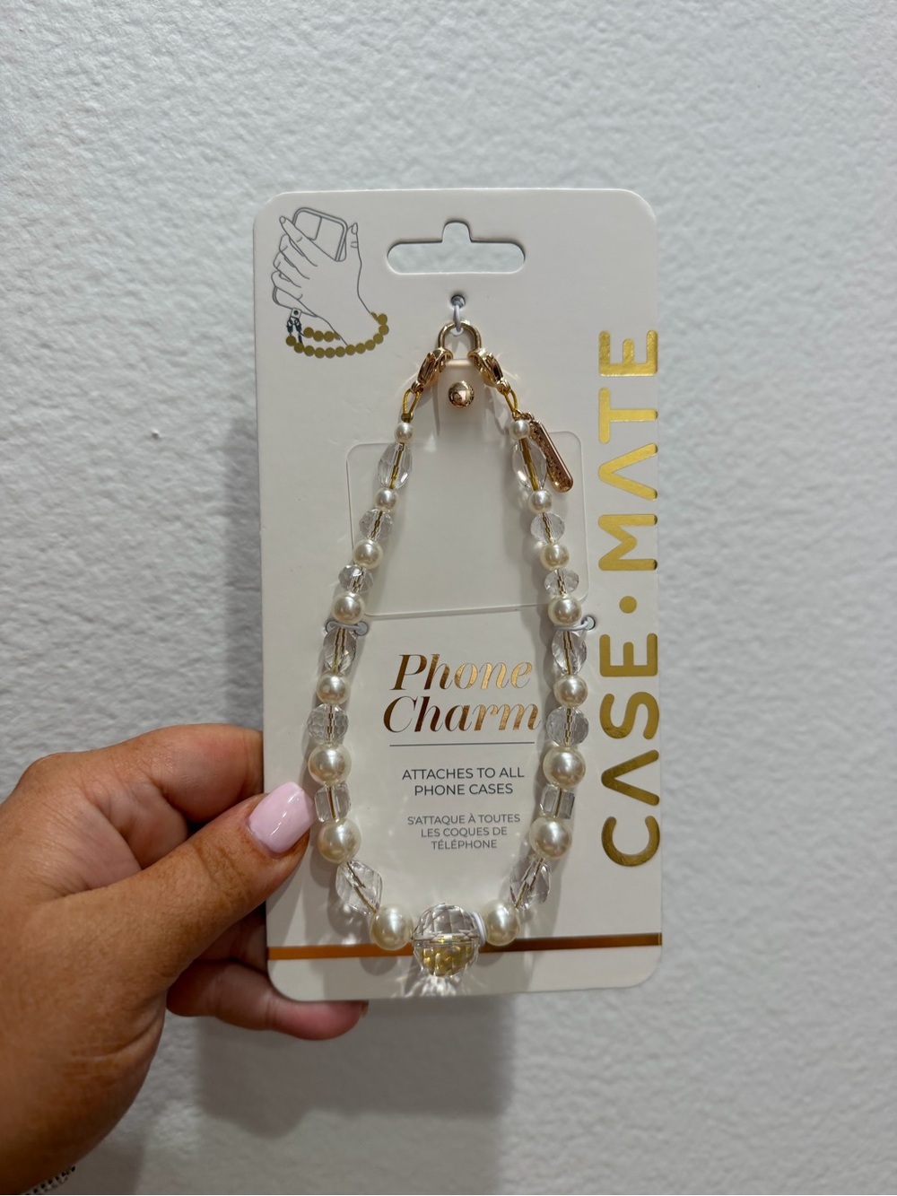 NEW CaseMate crystal pearl phone charm - Picture 9 of 10